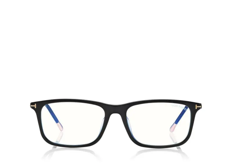 BLUE BLOCK SQUARE OPTICALS BLACK online
